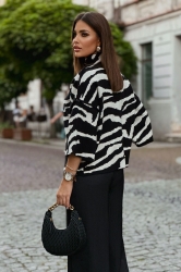 LaBalancia Sweterek SOLENE Zebra (5907378513116)