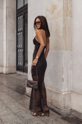 LaBalancia Sukienka SOLLER - panter (5907378512393)