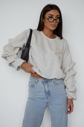 LaBalancia Bluza REMY etro - Melanż beż (5907378520770)