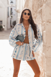 LaBalancia Komplet MOLLY len - Blue seaside (5907378522286)