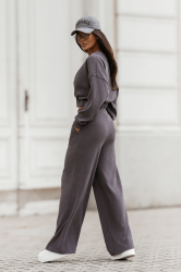 LaBalancia Komplet MEGGI sztruks - Grafit (5907378523474)