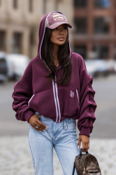 LaBalancia Bluza polarowa SNUG - Śliwka (5907378523948)