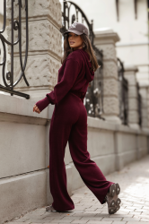 LaBalancia Komplet HOPE sztruks - Bordo (5907378524792)