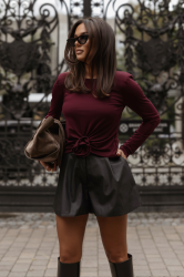 LaBalancia Bluzka ROSIE - Bordo (5907378526109)