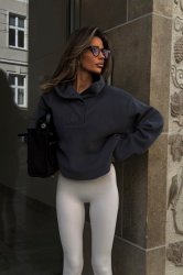 LaBalancia Bluza polarowa ASPEN - Grafit (5907378527991)