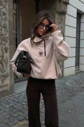 LaBalancia Bluza polarowa ASPEN - Beż (5907378528028)