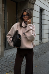 LaBalancia Bluza polarowa ASPEN - Beż (5907378528028)