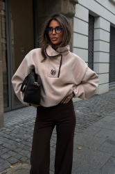 LaBalancia Bluza polarowa ASPEN - Beż (5907378528028)