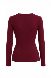 LaBalancia Bluzka ZURI - Bordo (5907378528653)
